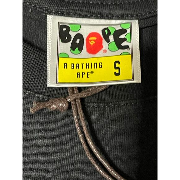 Bape A Bathing Ape Big Ape Head Camo Black T-Shirt size Small NEW - Picture 8 of 9